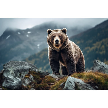 Large Bear Painting Art